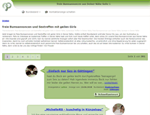 Tablet Screenshot of girlssextreff.com